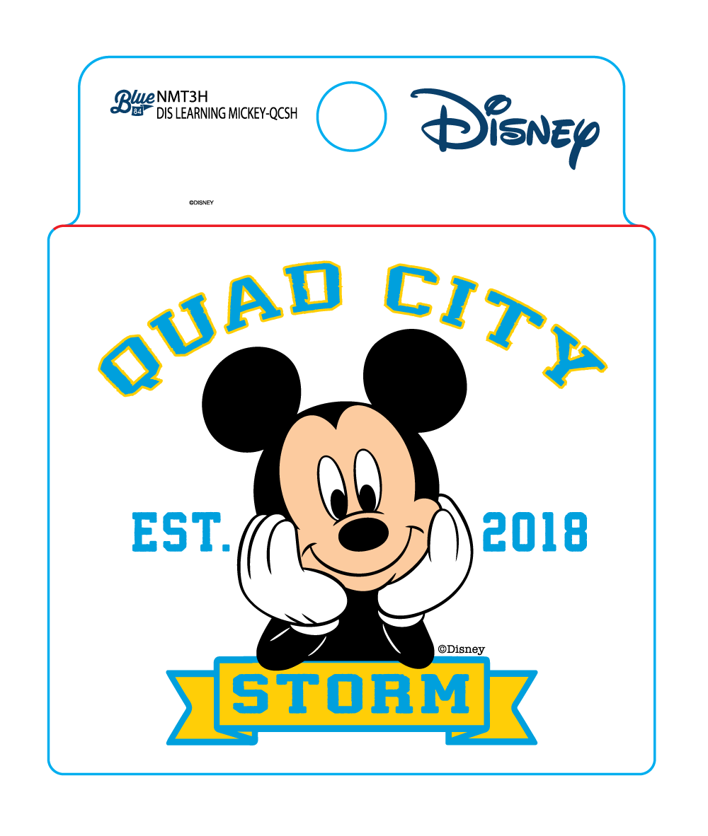 Quad City Mickey Mouse Sticker