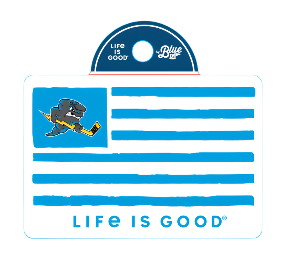 Life is Good Flag Sticker