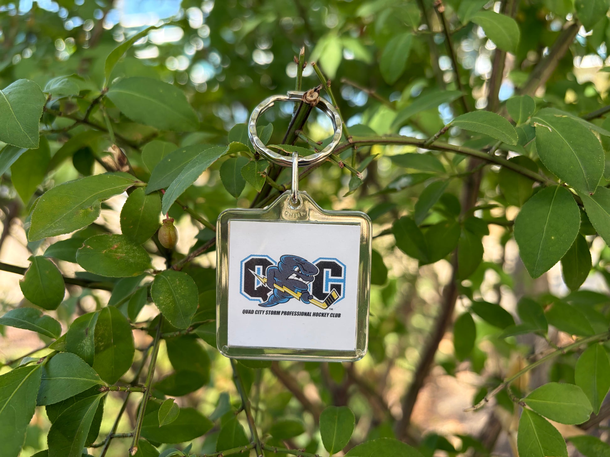 Clear QC Keychain