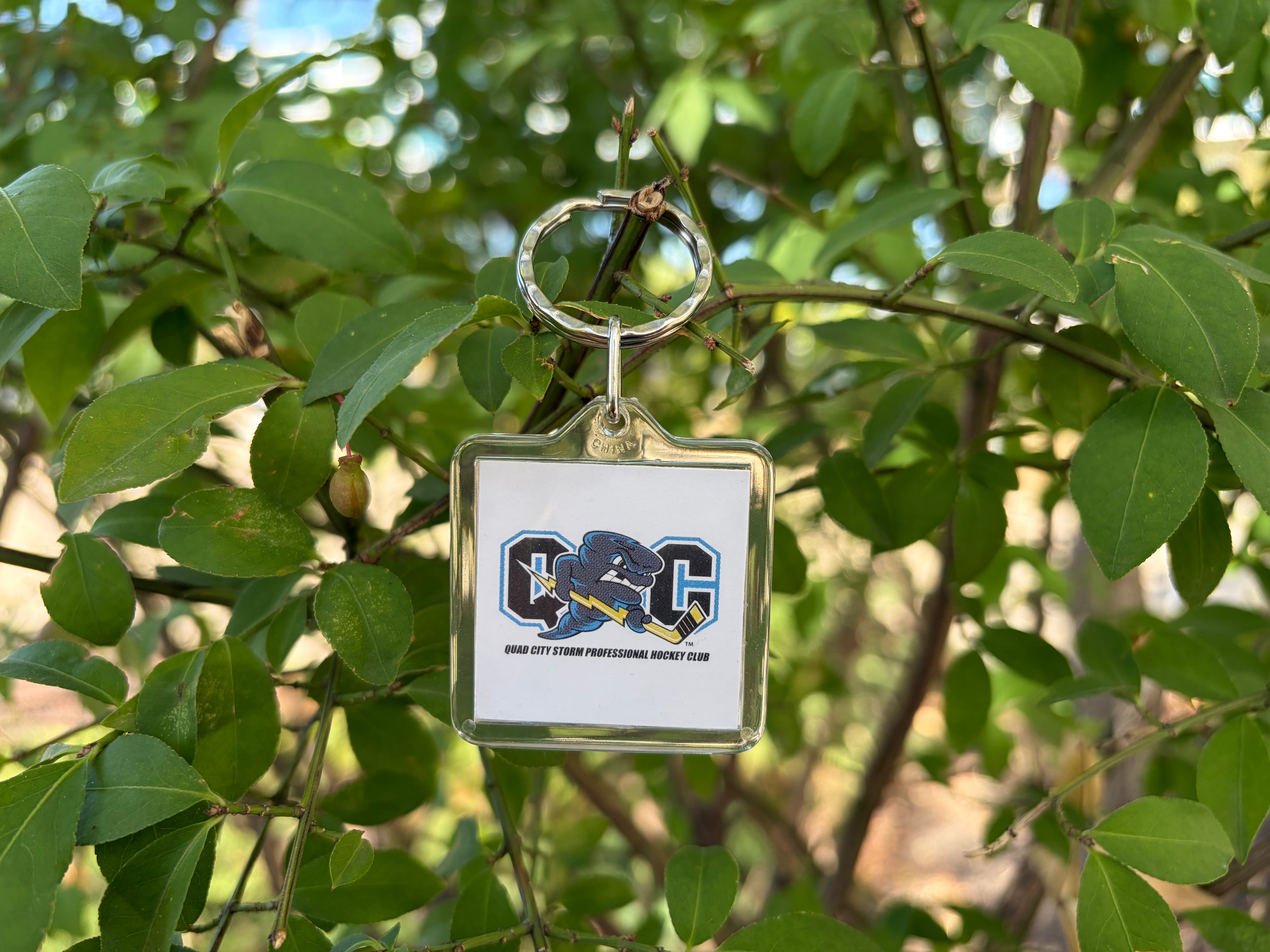 Clear QC Keychain