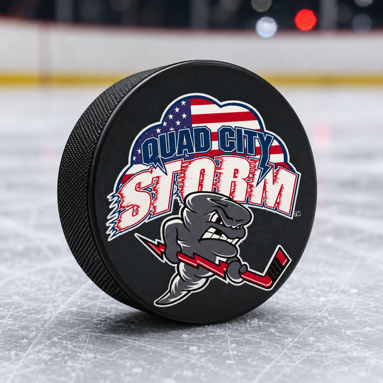 Red, White & Twisty Puck