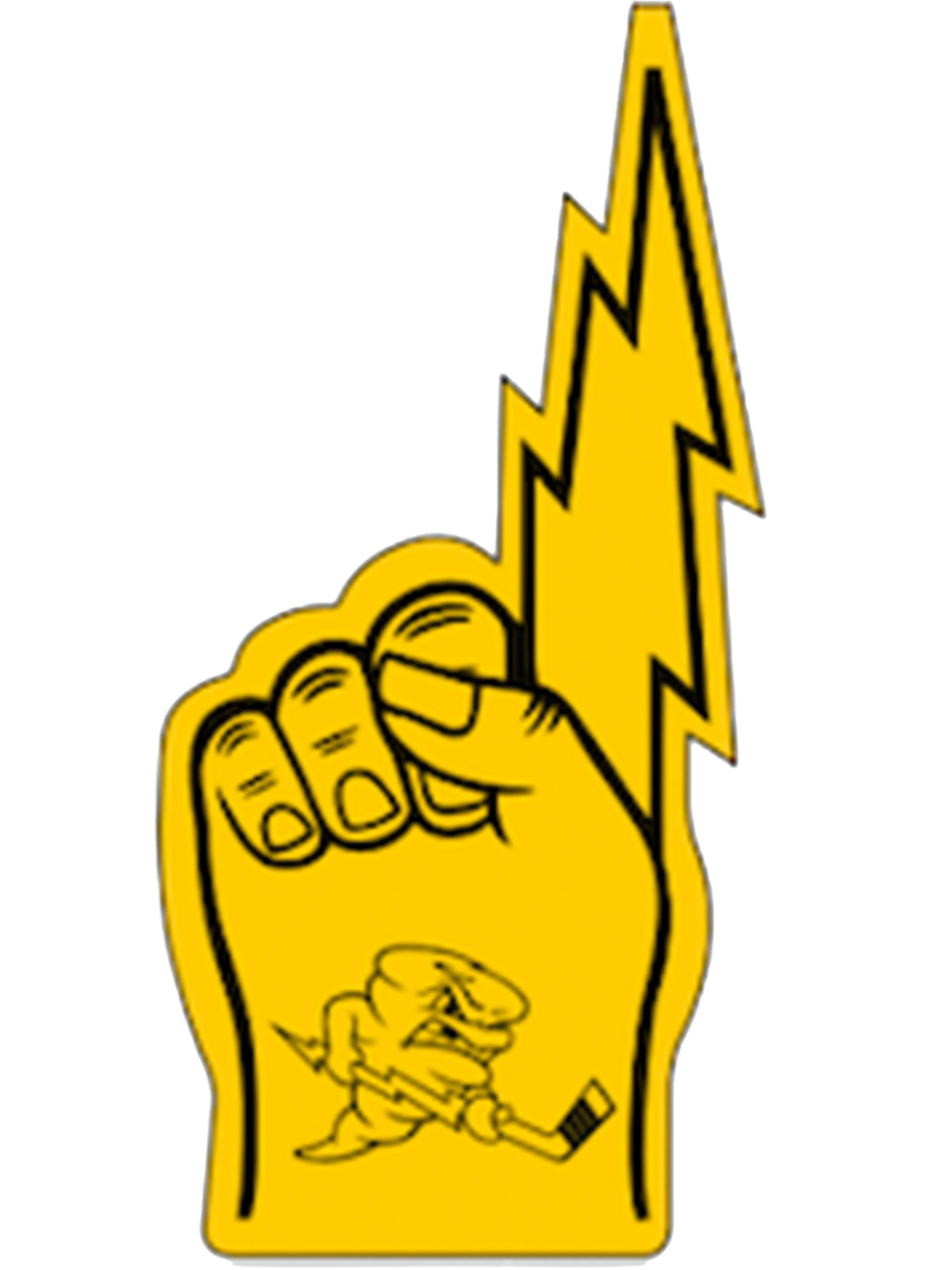 Lightning Bolt Foam Finger