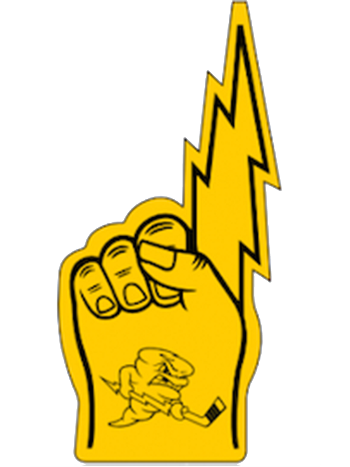 Lightning Bolt Foam Finger