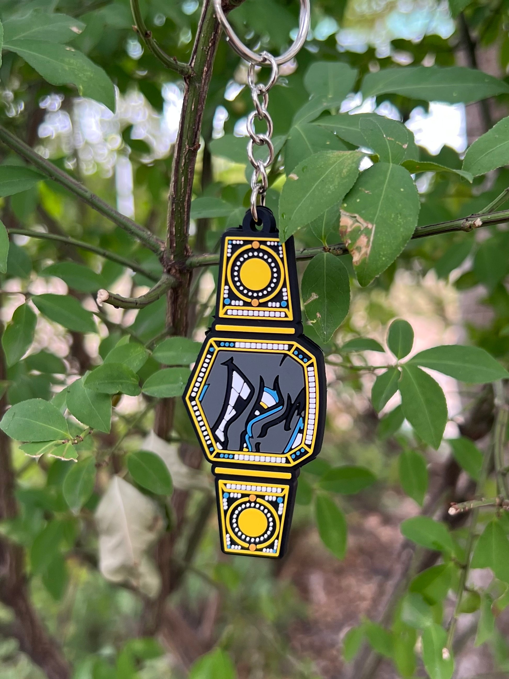 Wrestling Belt Keychain