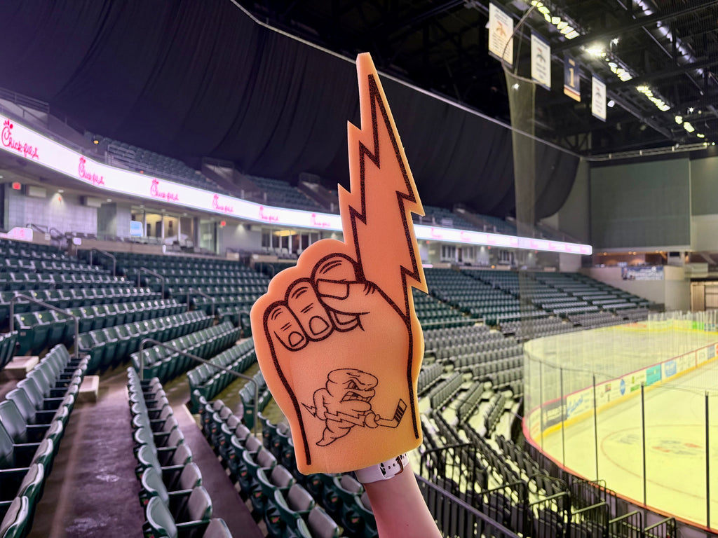 Lightning Bolt Foam Finger