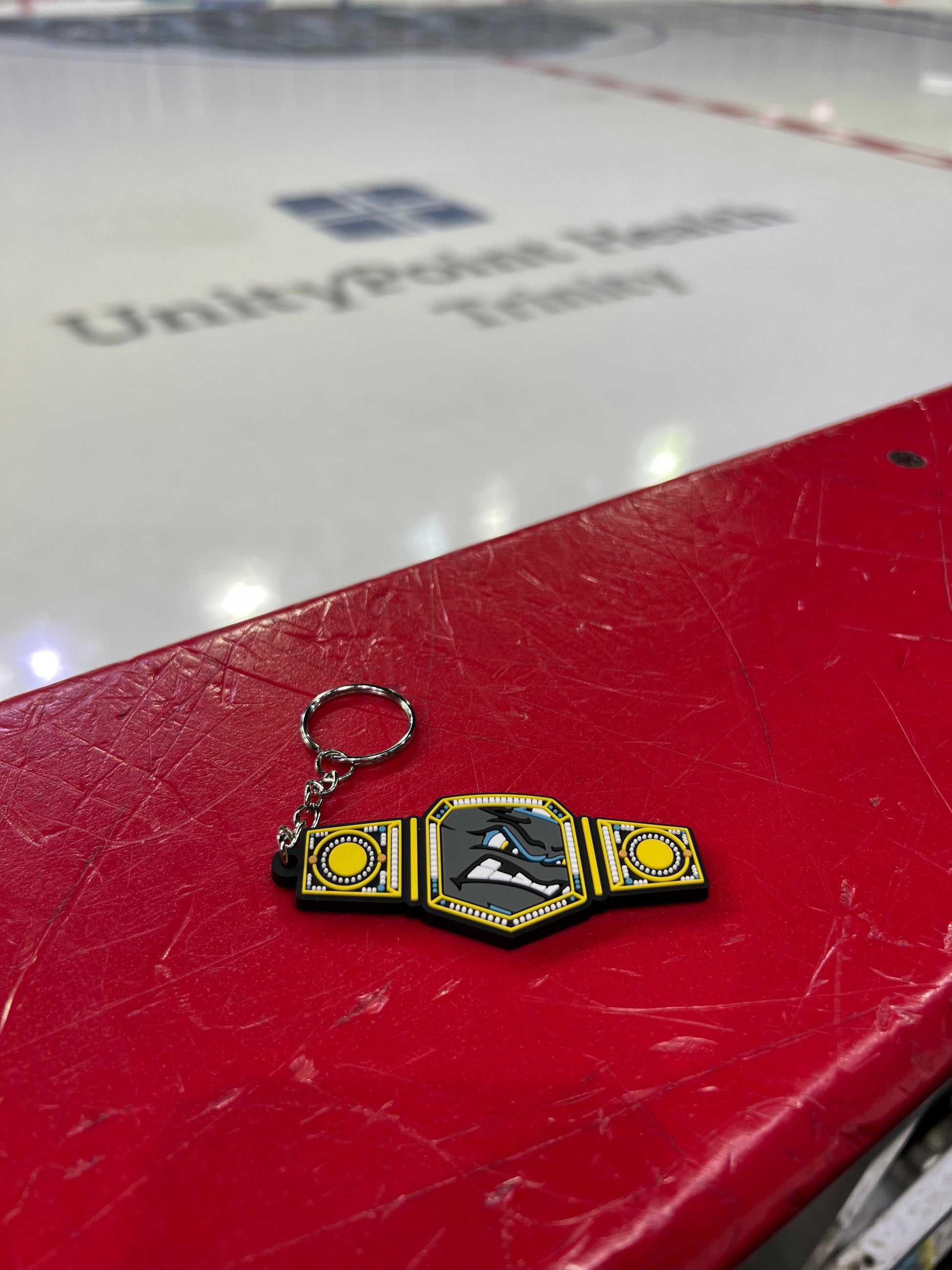 Wrestling Belt Keychain