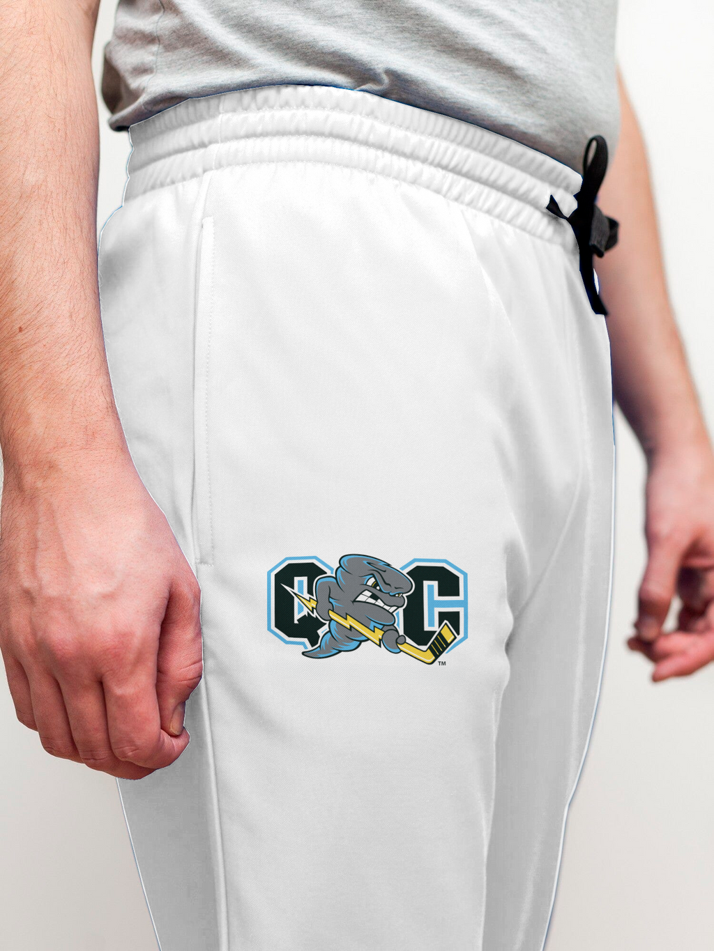Quad City Storm White Jogger Pants