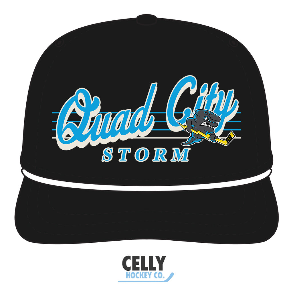 Black Retro Celly Hat