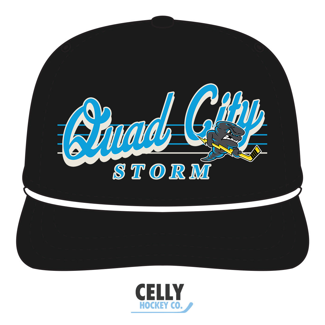 Black Retro Celly Hat