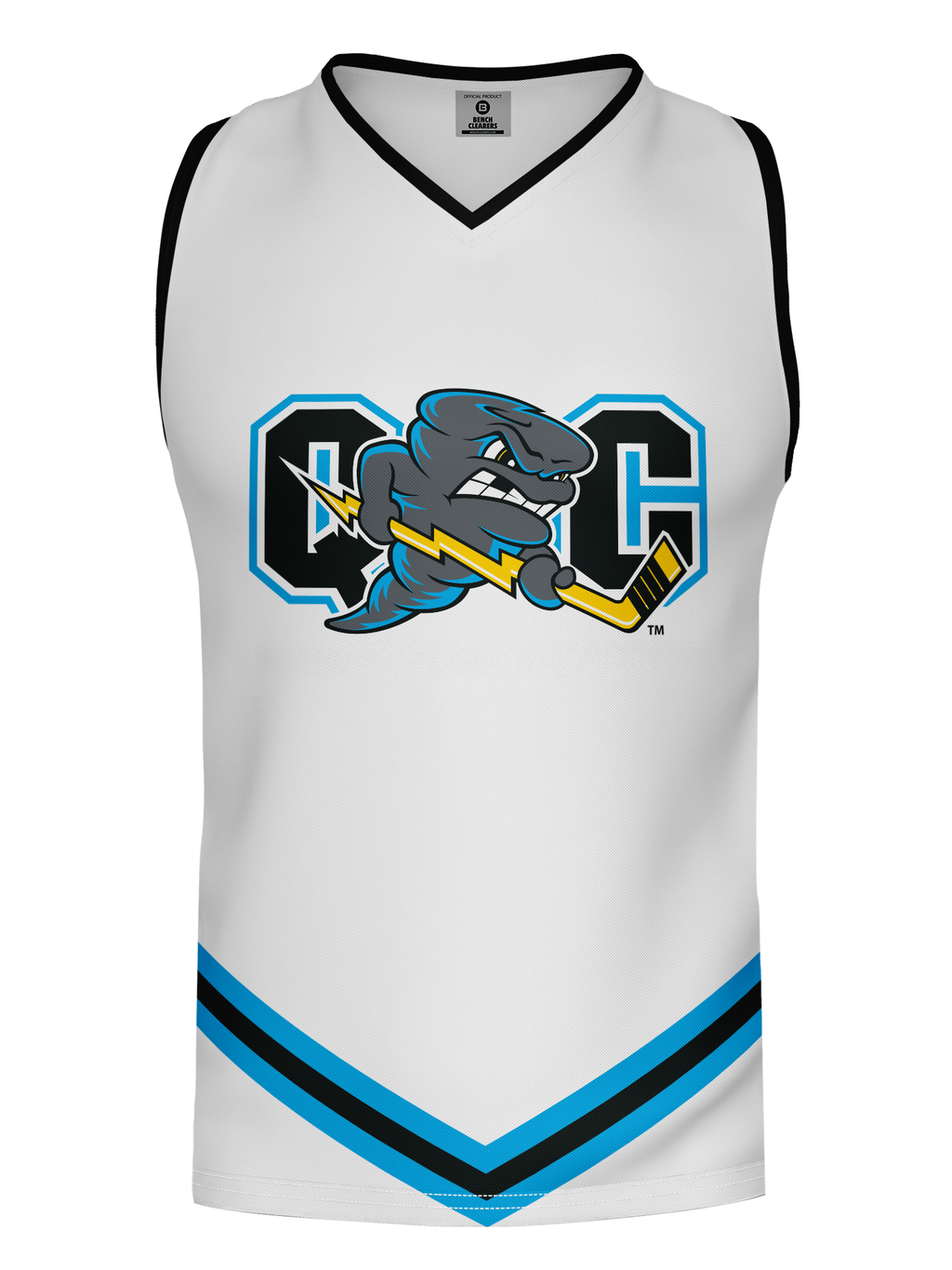 Quad City Storm White Hockey Tank