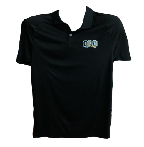 Black QC Twisty Polo