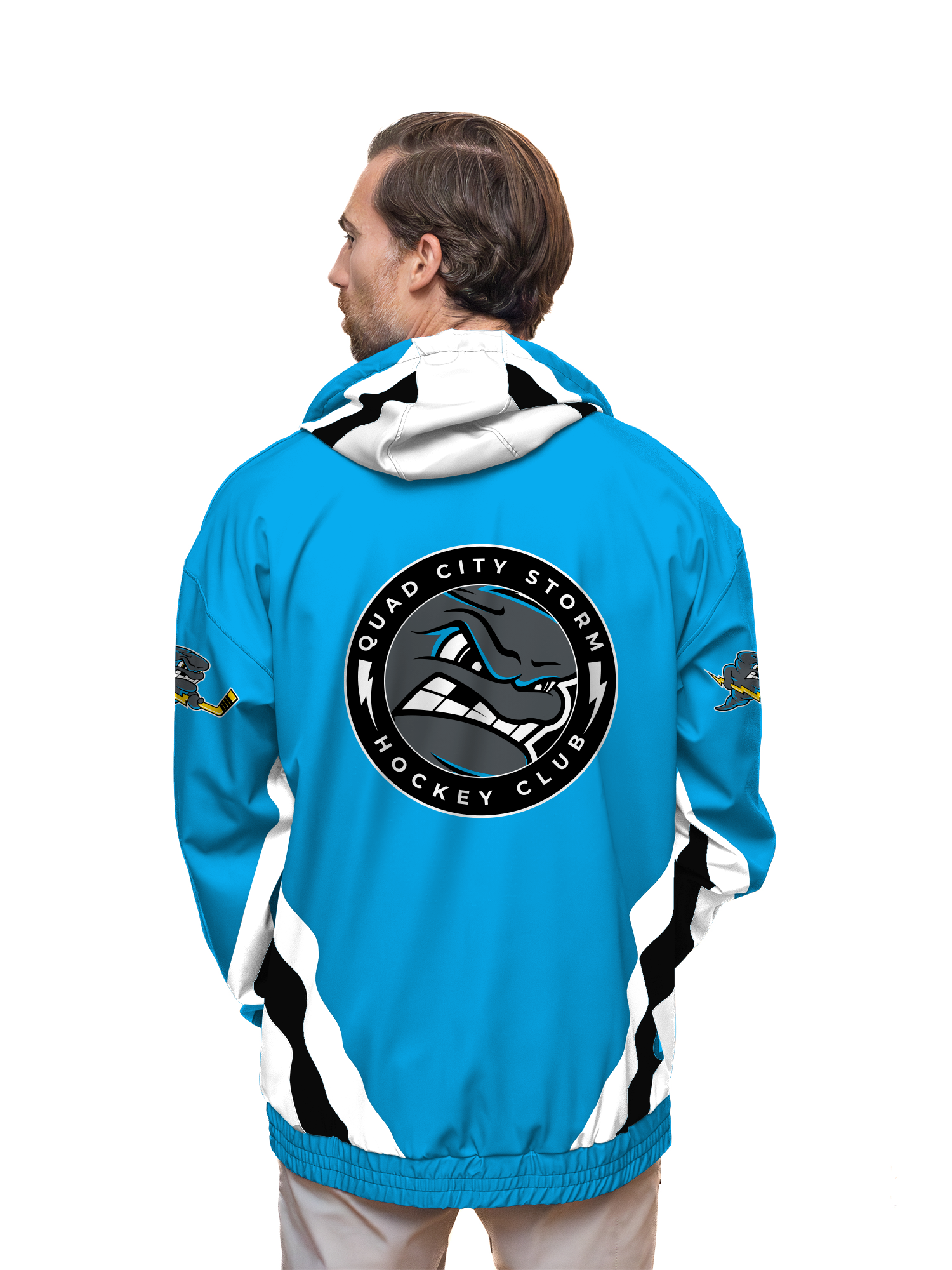Quad City Storm Hockey Windbreaker